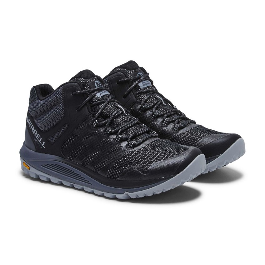 Chaussure Trail Merrell Nova 2 Mid Waterproof Noir Homme | W.U.SPZI